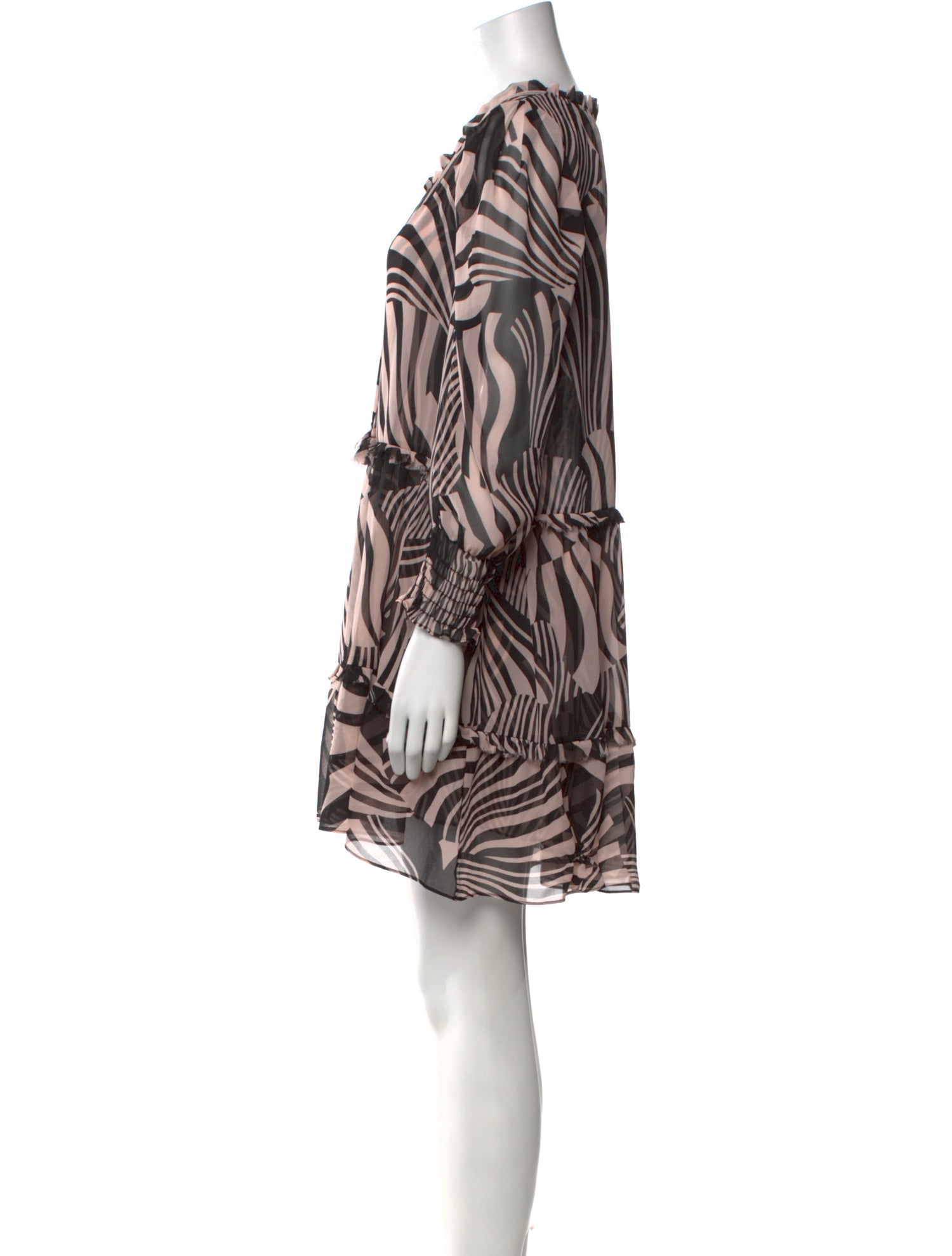 MISA Los Angeles Printed Mini Dress