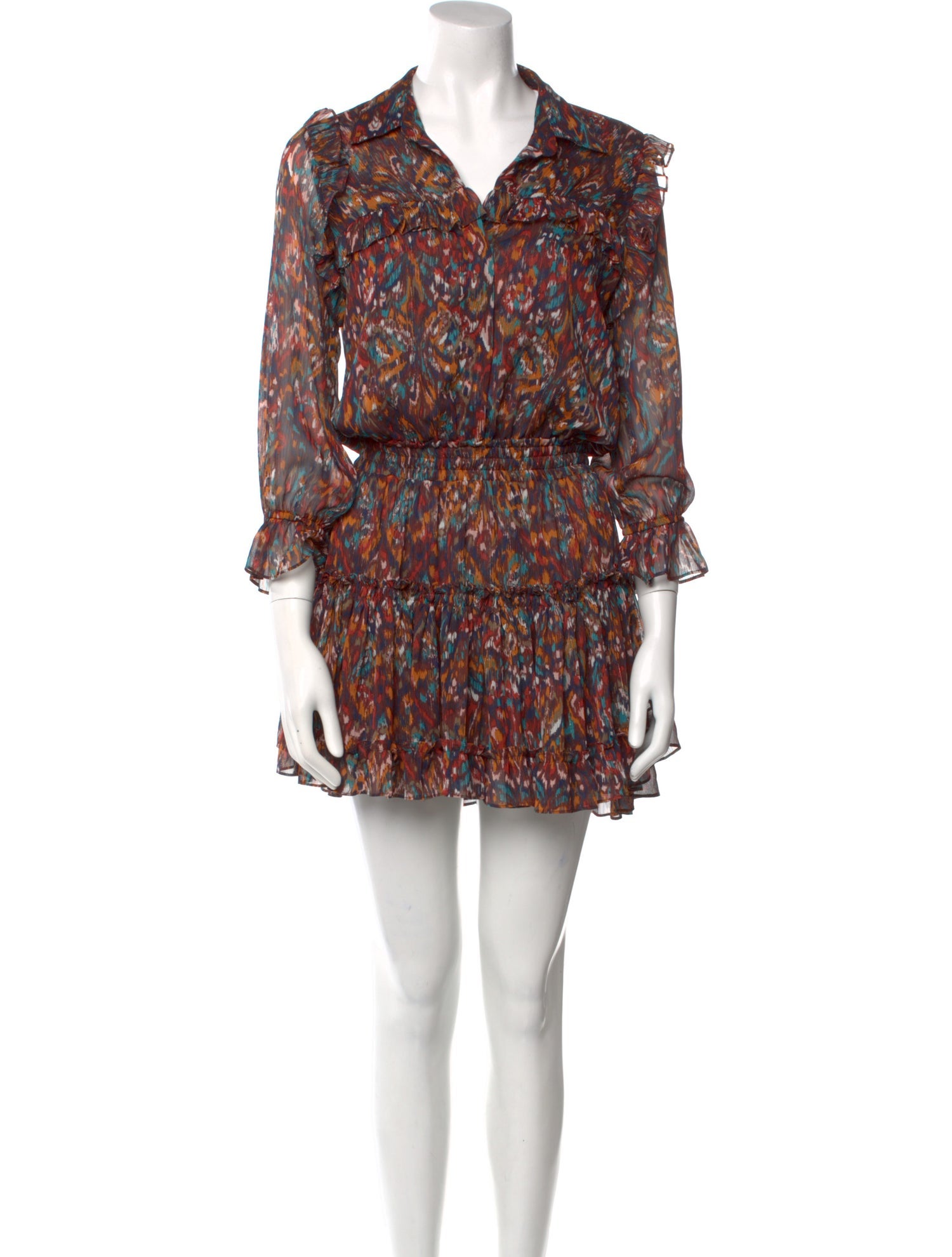 MISA Los Angeles Printed Mini Dress