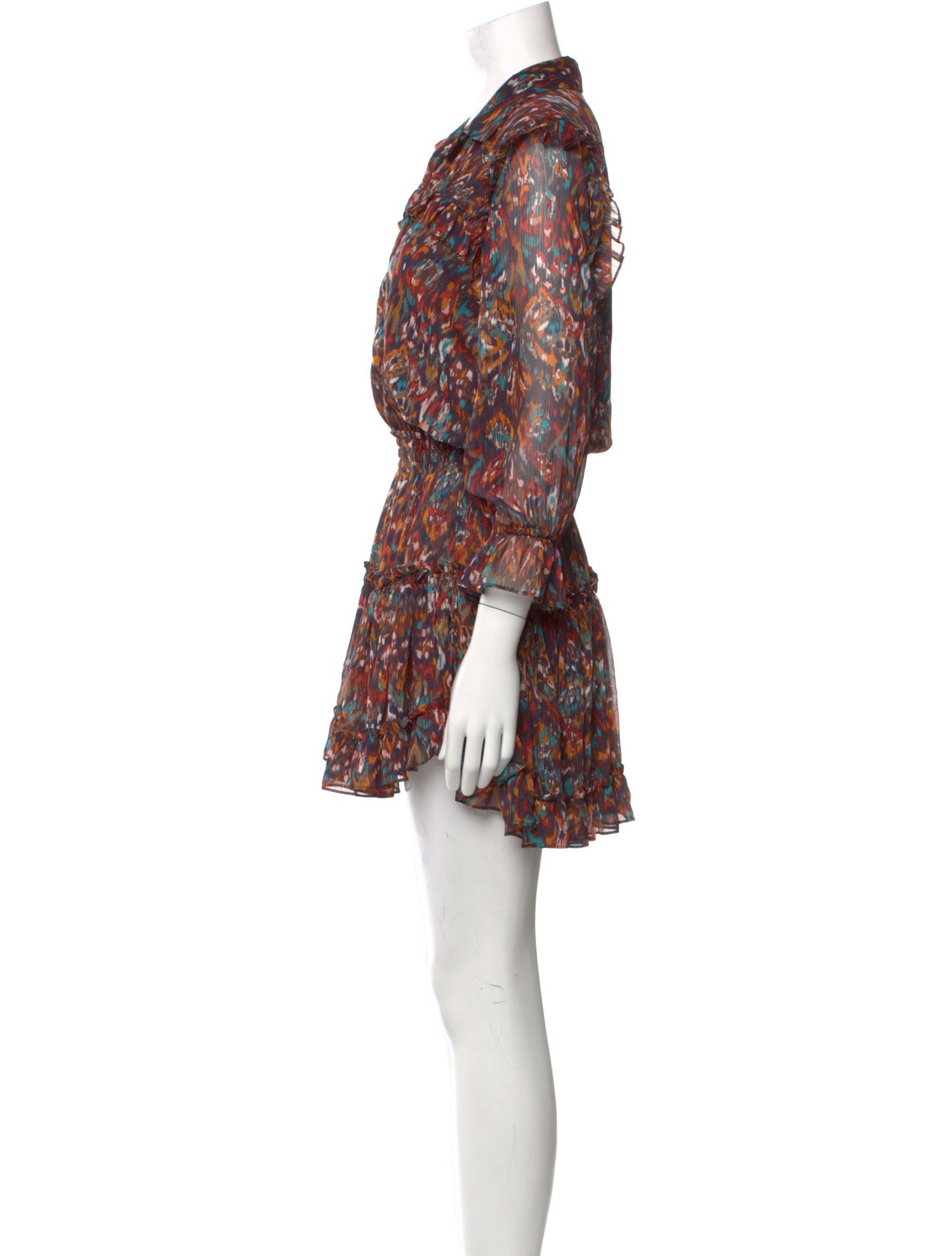 MISA Los Angeles Printed Mini Dress