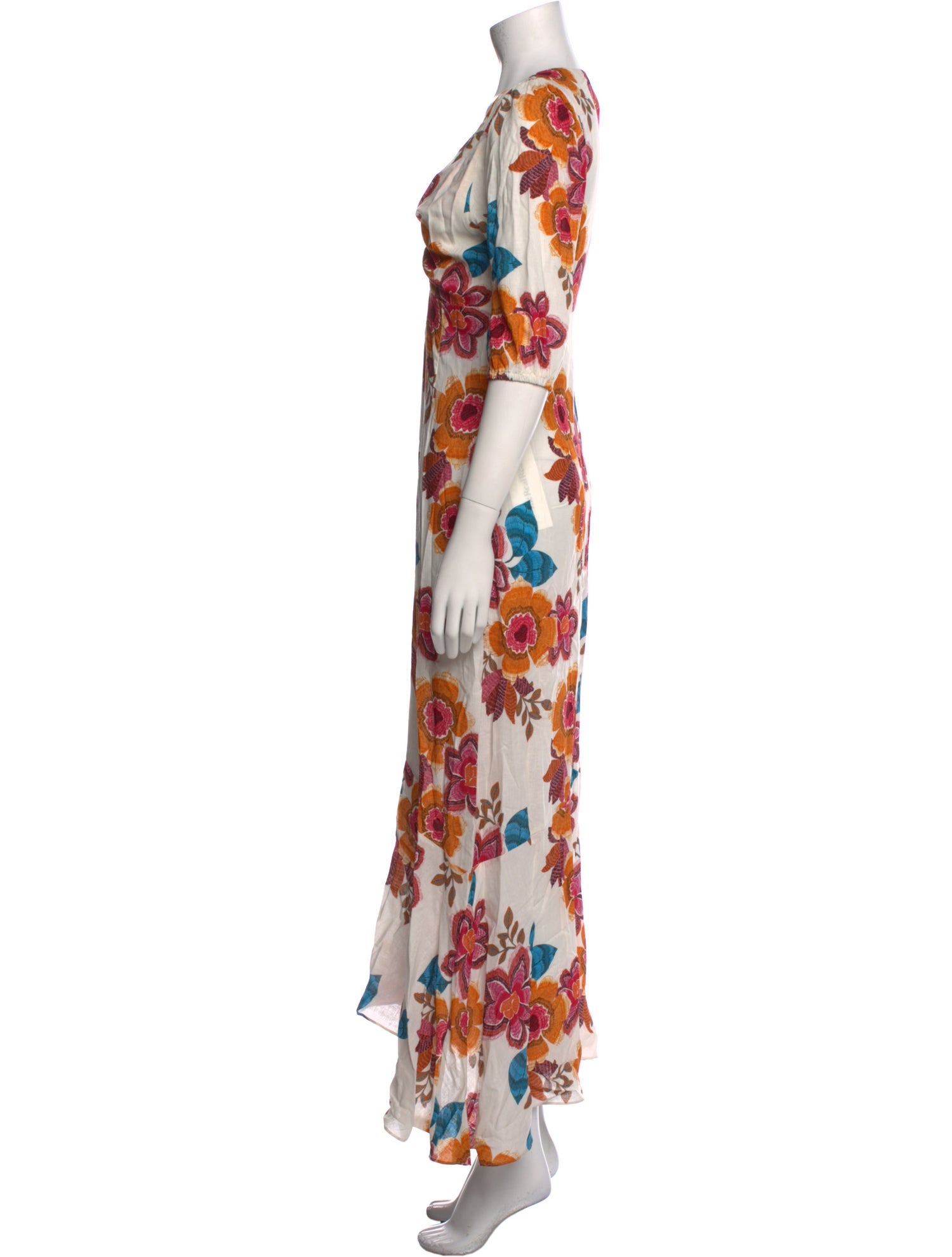 MISA Los Angeles Floral Print Long Dress w/ Tags