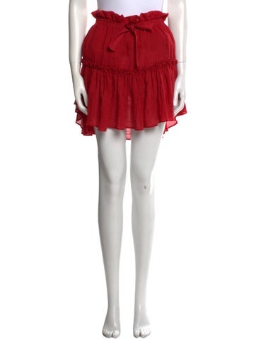 Misa Los Angeles Skirts Bow Accents Knee-Length Skirt M