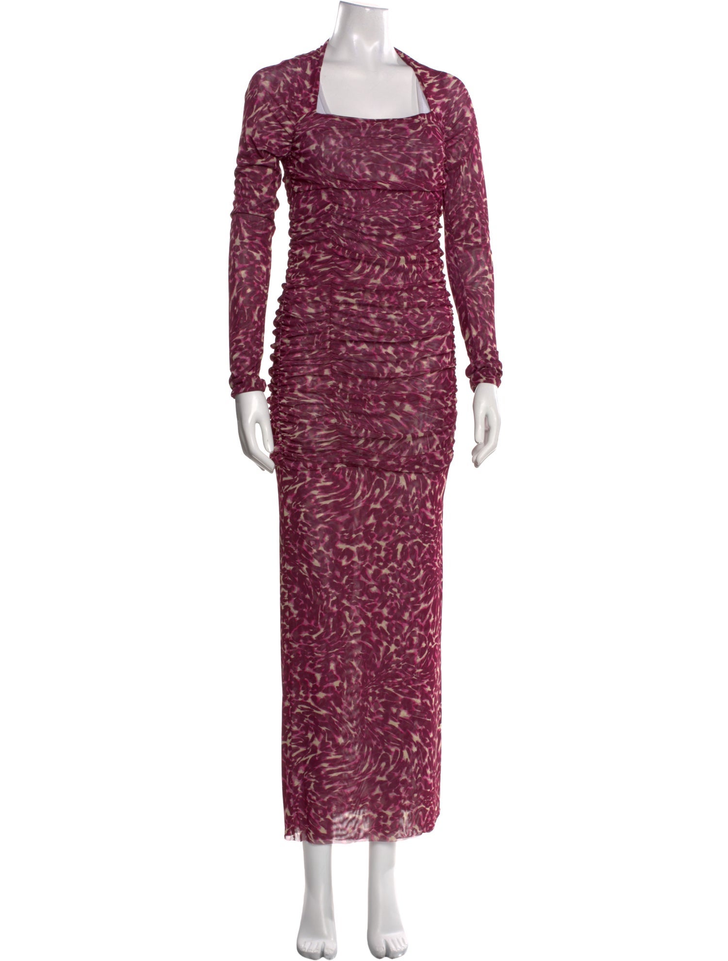 MISA Los Angeles Animal Print Long Dress w/ Tags