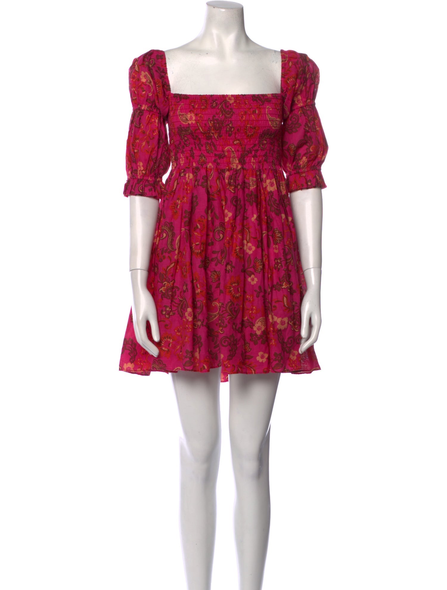 MISA Los Angeles Floral Print Mini Dress