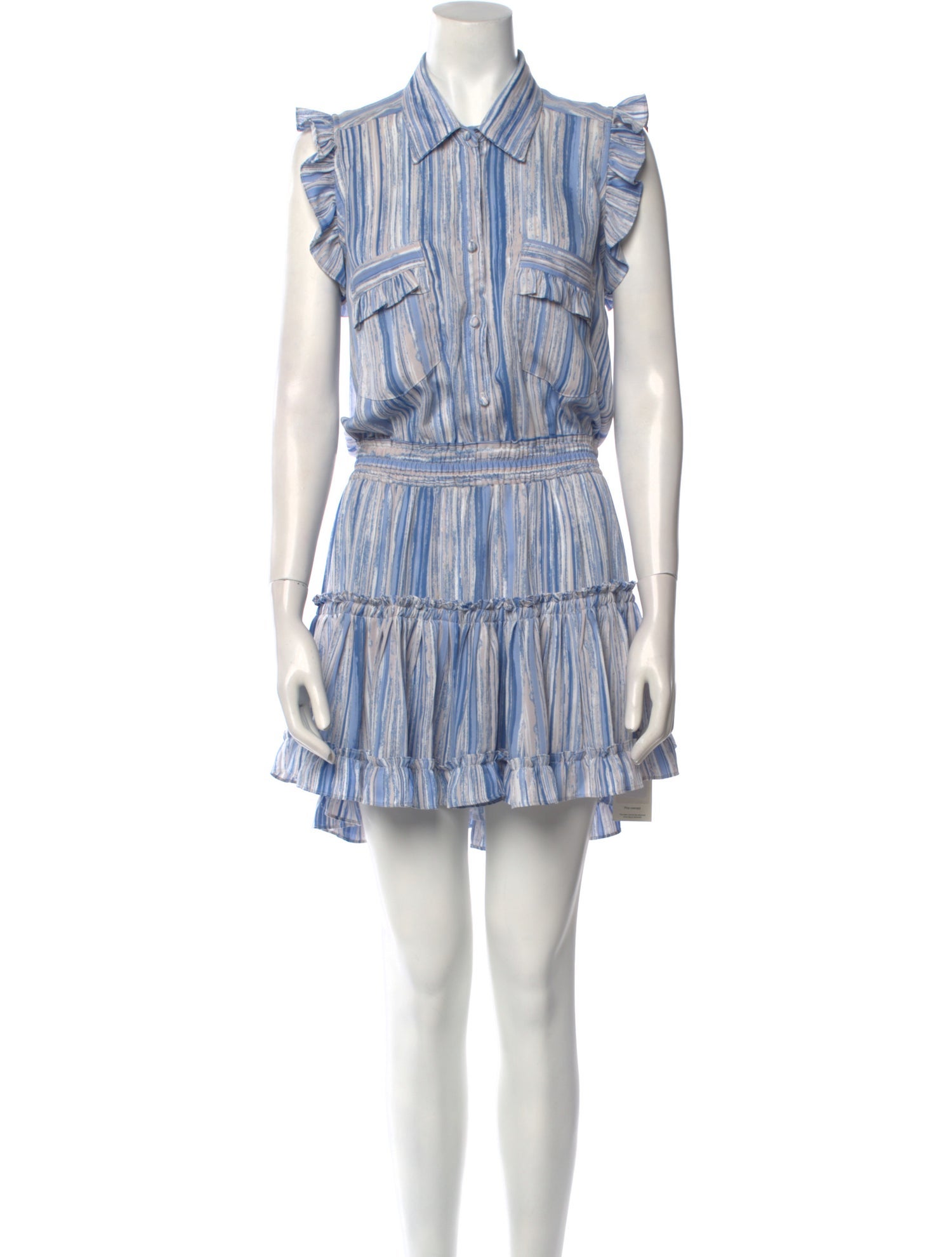 MISA Los Angeles Striped Mini Dress