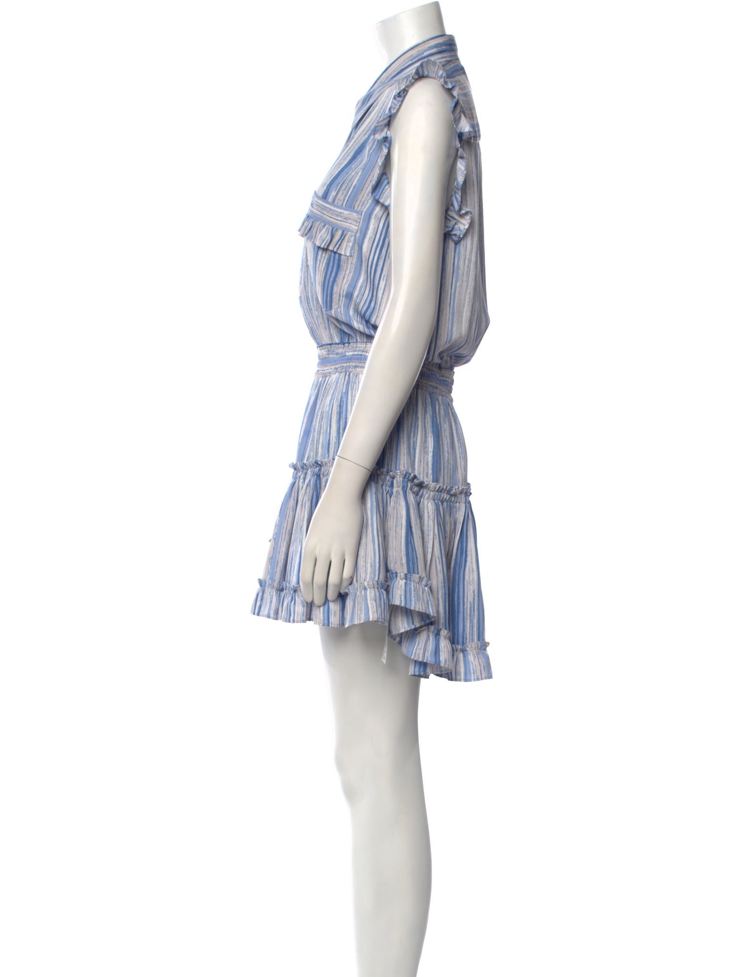 MISA Los Angeles Striped Mini Dress