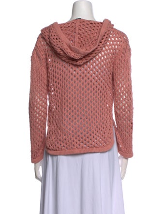 MISA Los Angeles Printed V-Neck Sweater