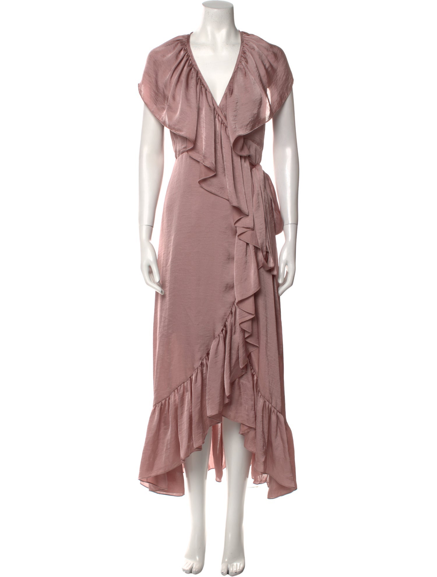 MISA Los Angeles V-Neck Long Dress