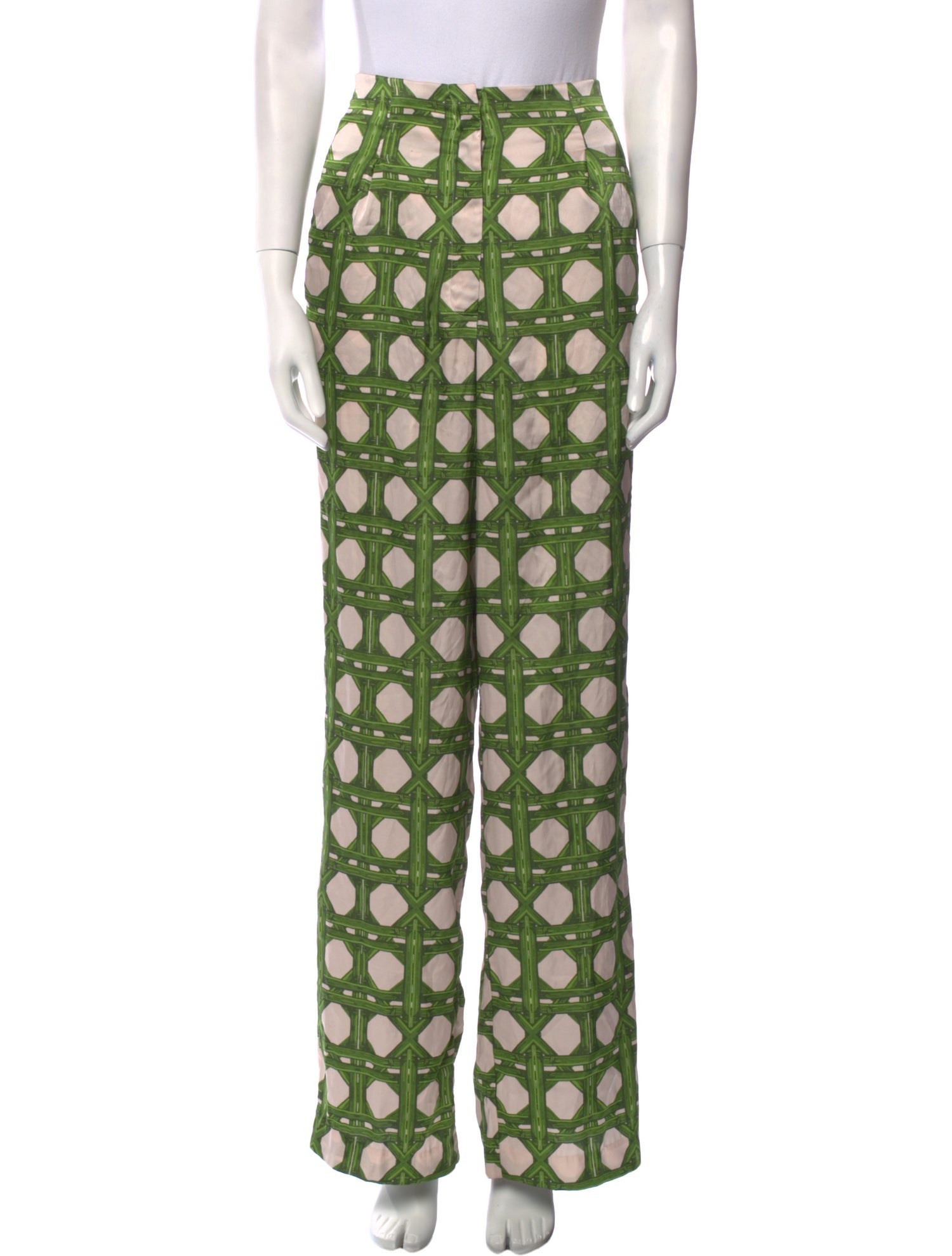 MISA Los Angeles Printed Wide Leg Pants