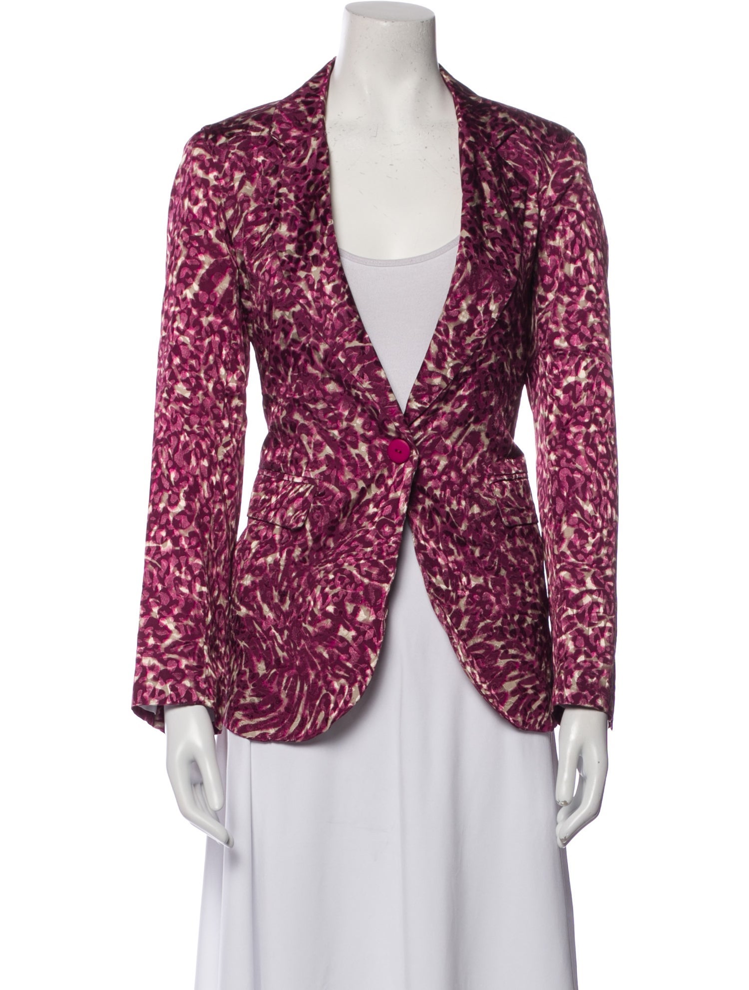 MISA Los Angeles Printed Blazer w/ Tags
