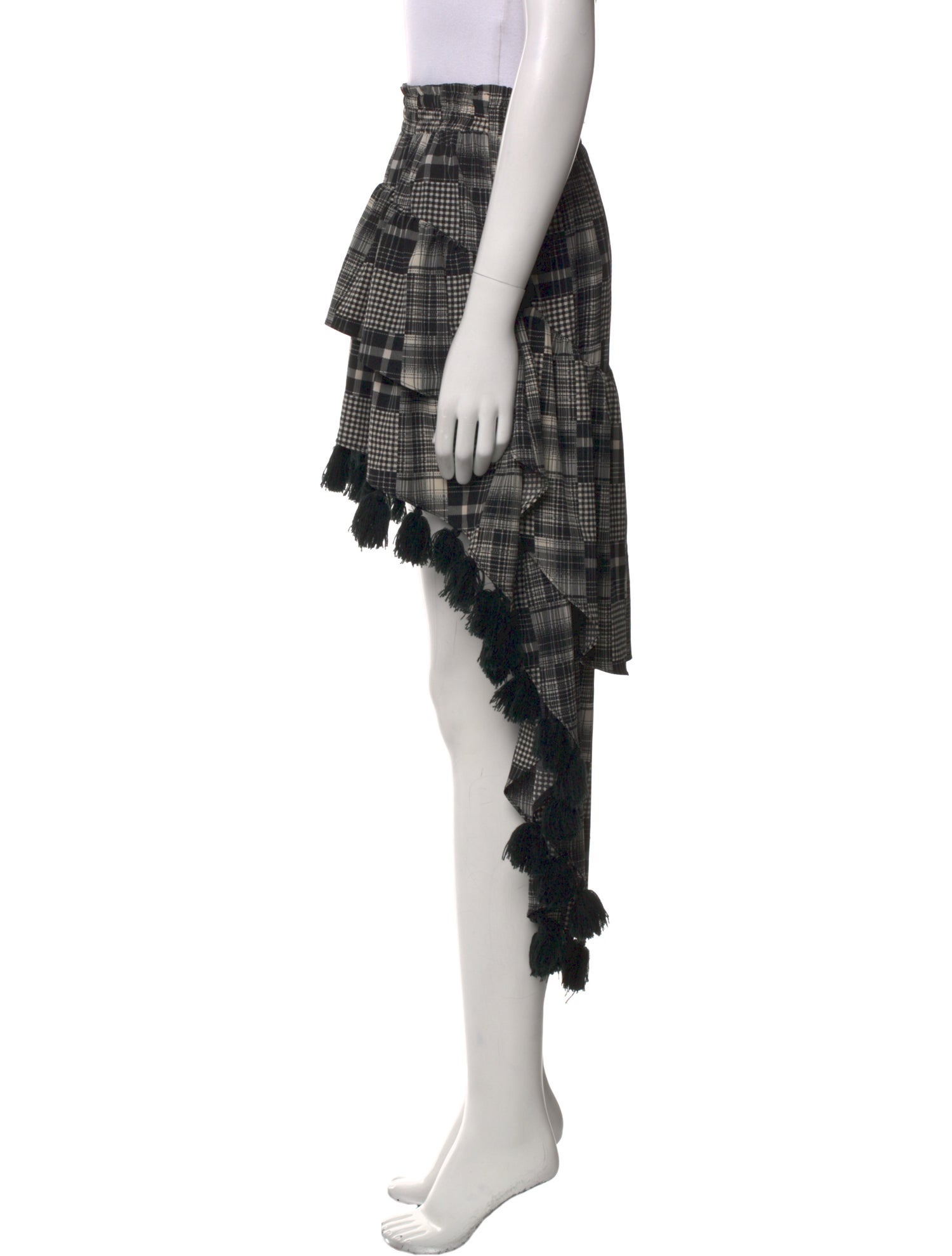 MISA Los Angeles Printed Midi Length Skirt