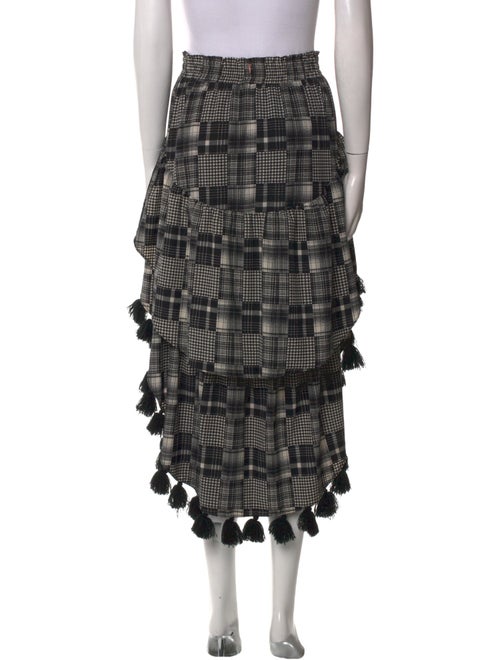 MISA Los Angeles Printed Midi Length Skirt