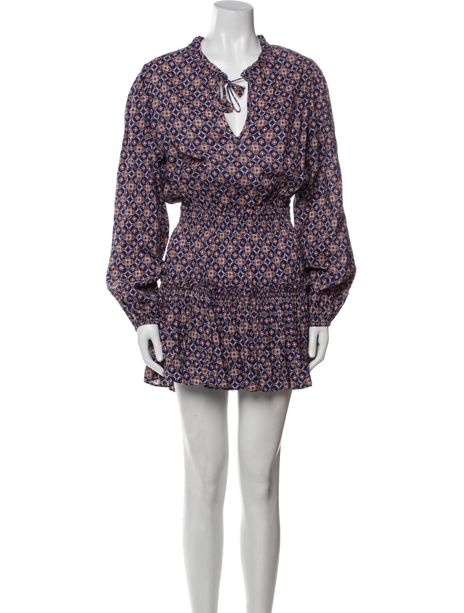 MISA Los Angeles Floral Print Mini Dress