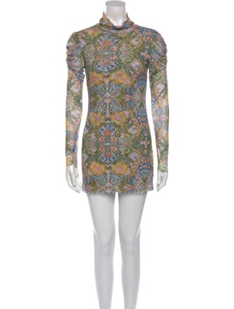 MISA Los Angeles Printed Mini Dress