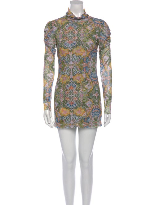 MISA Los Angeles Printed Mini Dress