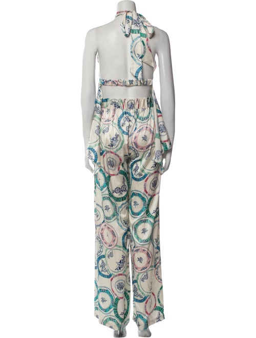 MISA Los Angeles Floral Print Pant Set