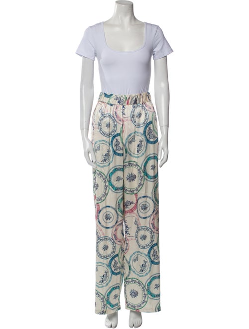 MISA Los Angeles Floral Print Pant Set