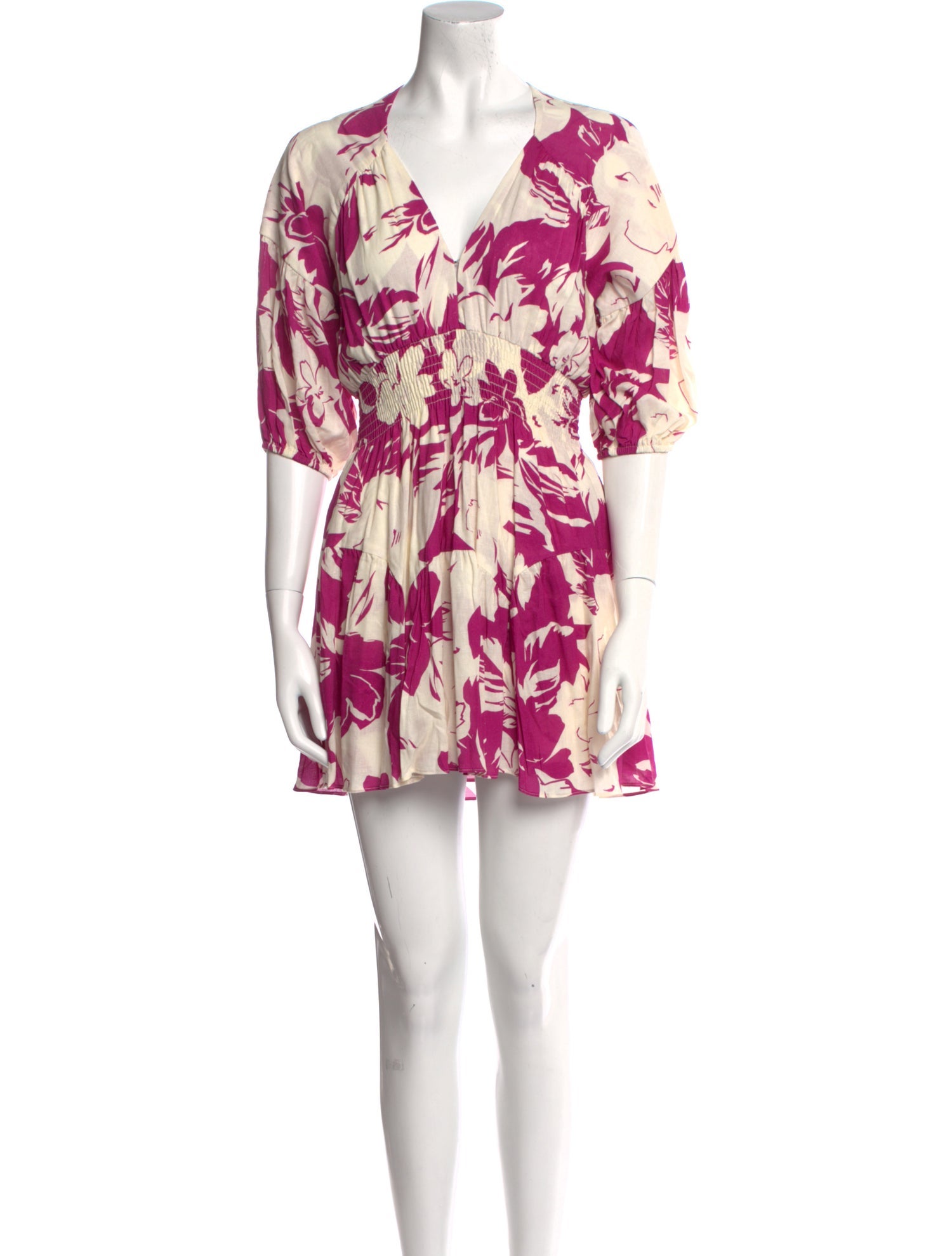 MISA Los Angeles Floral Print Mini Dress