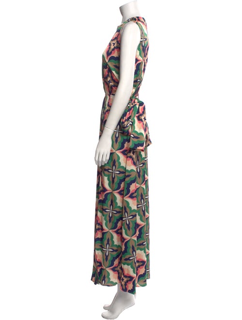 MISA Los Angeles Printed Long Dress