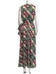 MISA Los Angeles Printed Long Dress