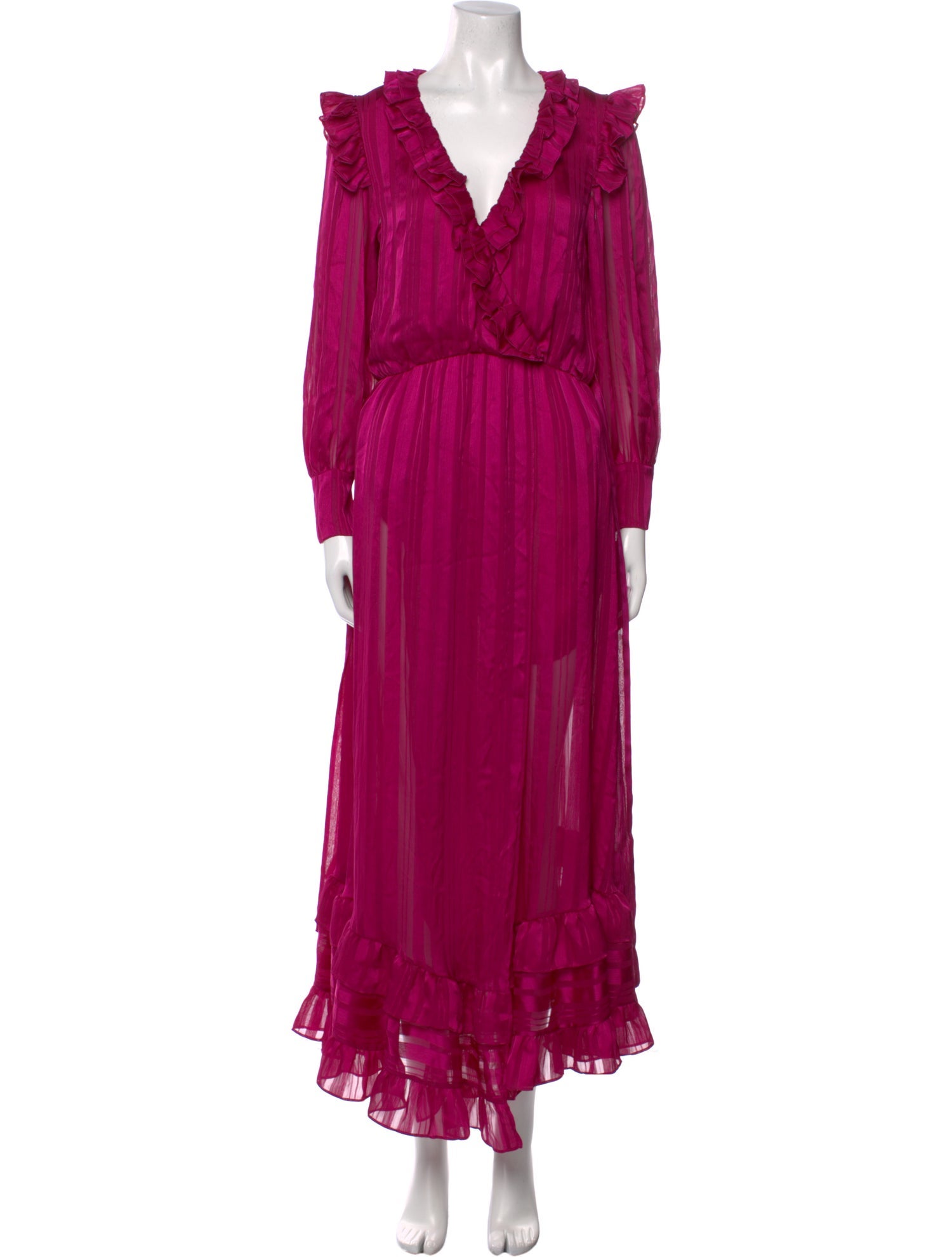 MISA Los Angeles V-Neck Long Dress w/ Tags