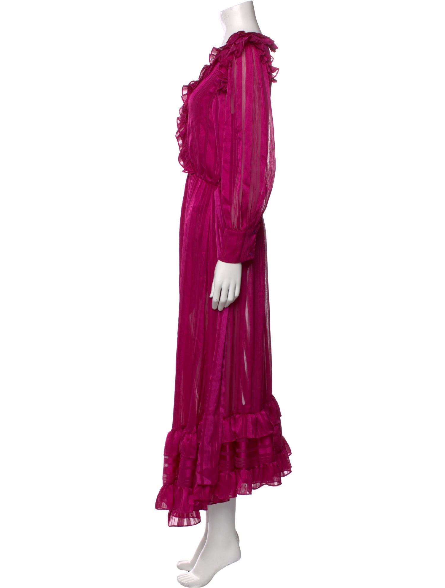 MISA Los Angeles V-Neck Long Dress w/ Tags