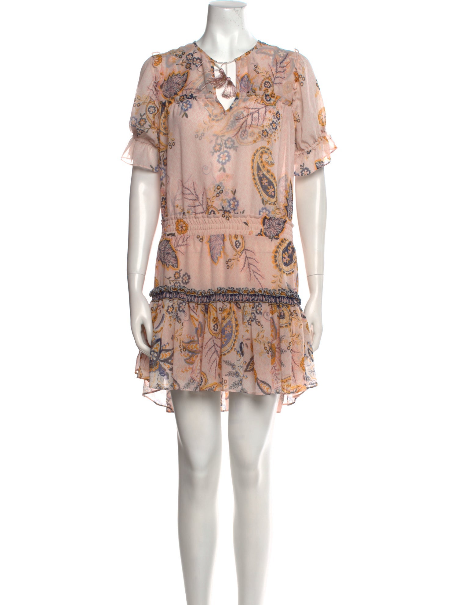 MISA Los Angeles Printed Mini Dress