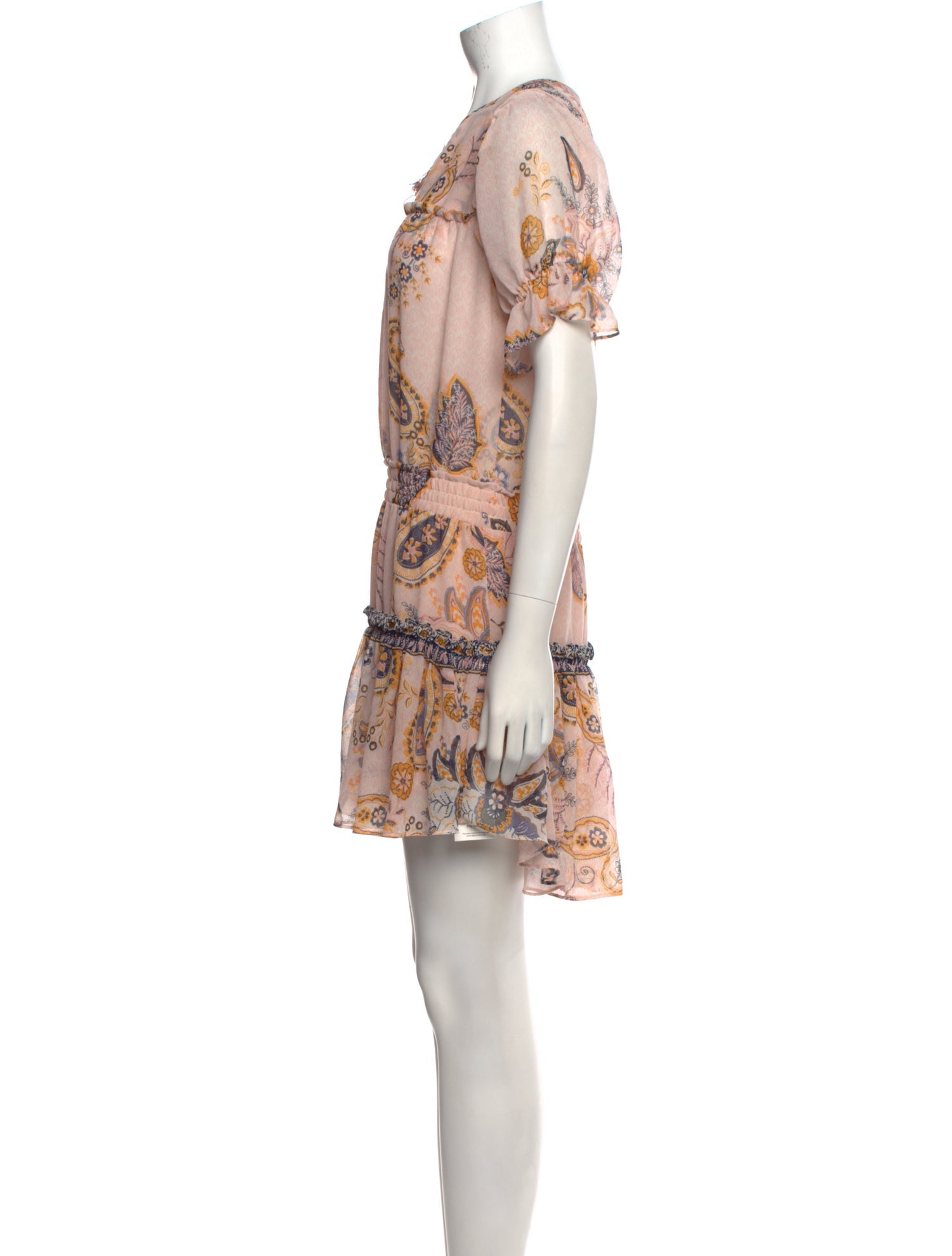 MISA Los Angeles Printed Mini Dress