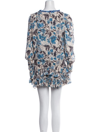 MISA Los Angeles Printed Ruffle Embellishment Skirt Set