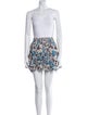 MISA Los Angeles Printed Ruffle Embellishment Skirt Set