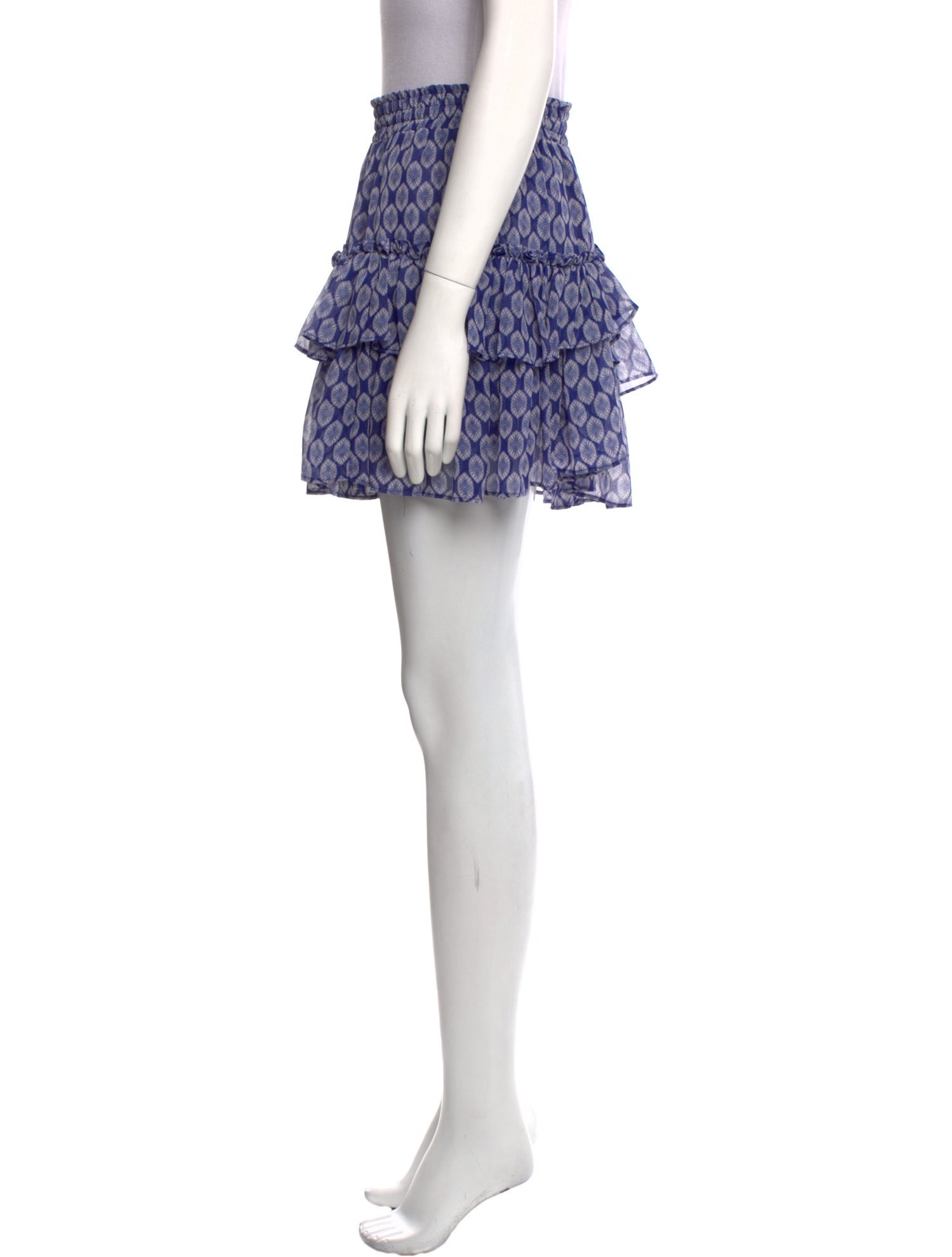 MISA Los Angeles Printed Mini Skirt