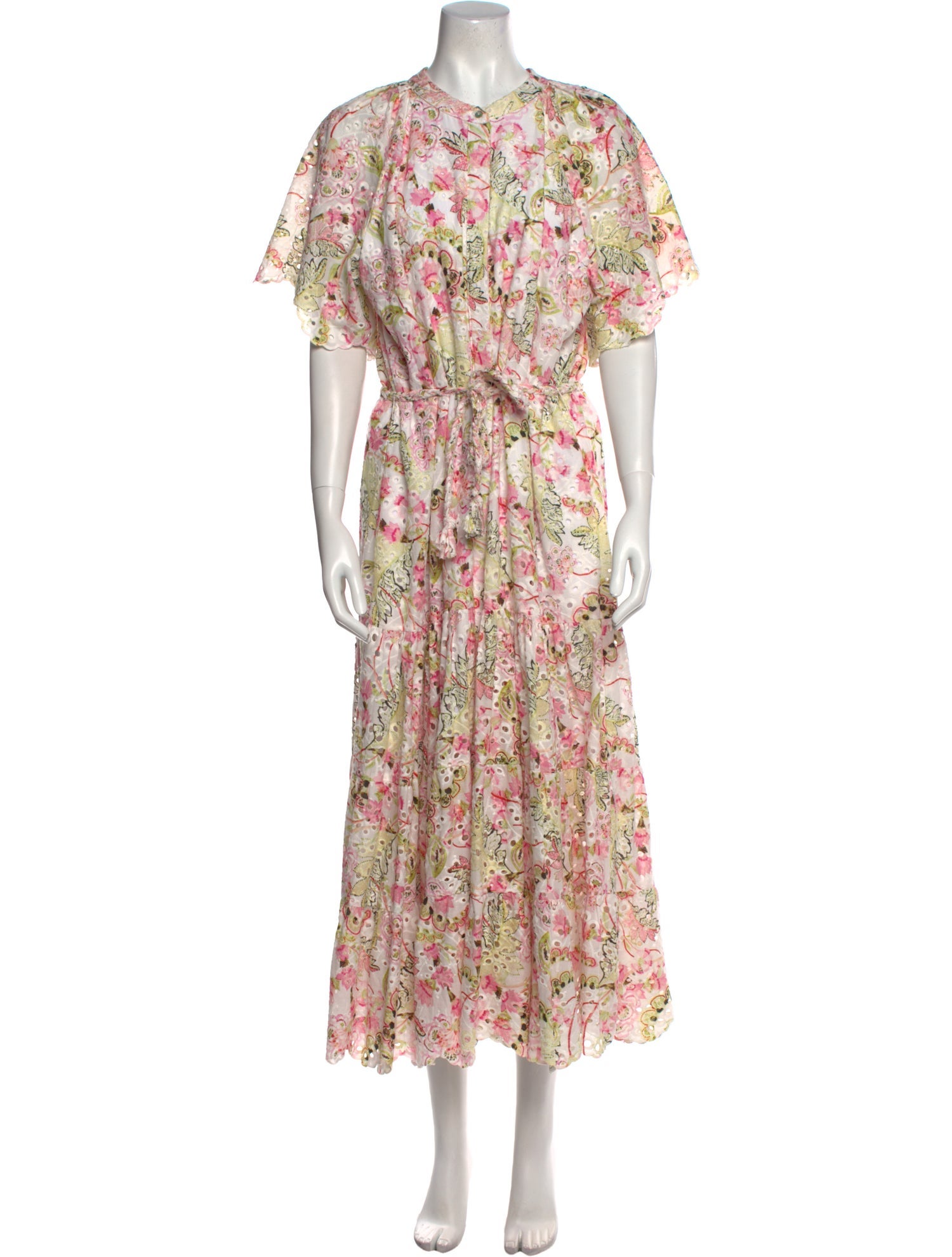 MISA Los Angeles Floral Print Long Dress