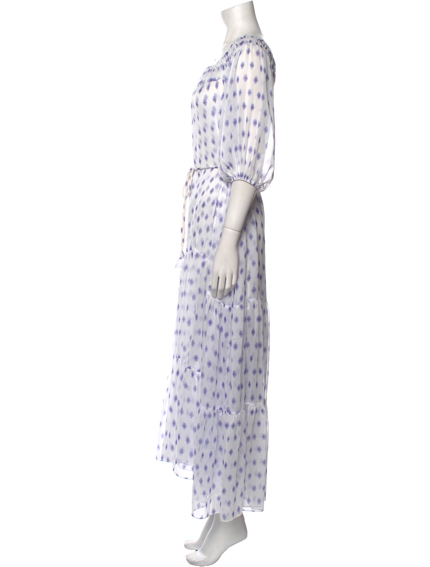 MISA Los Angeles Printed Long Dress