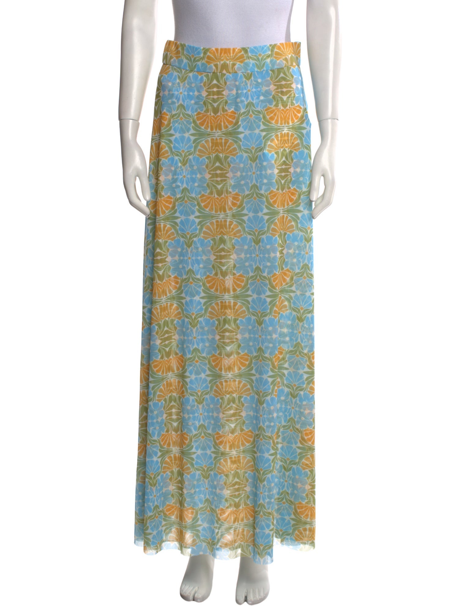 MISA Los Angeles Printed Long Skirt