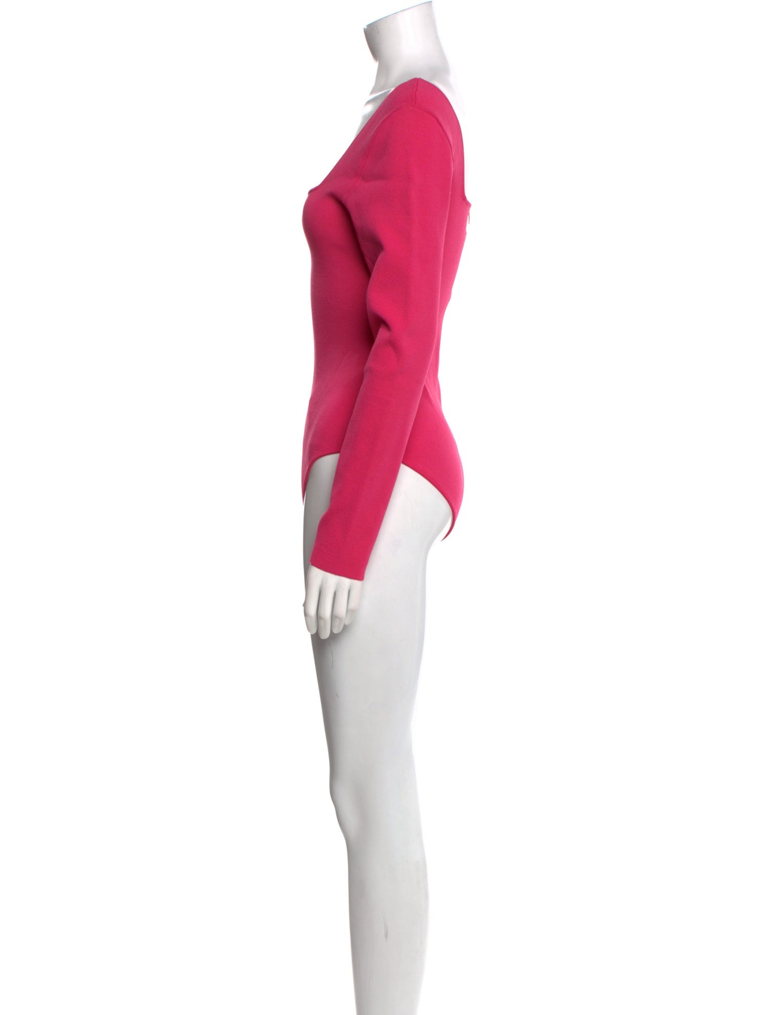 MISA Los Angeles Square Neckline Long Sleeve Bodysuit