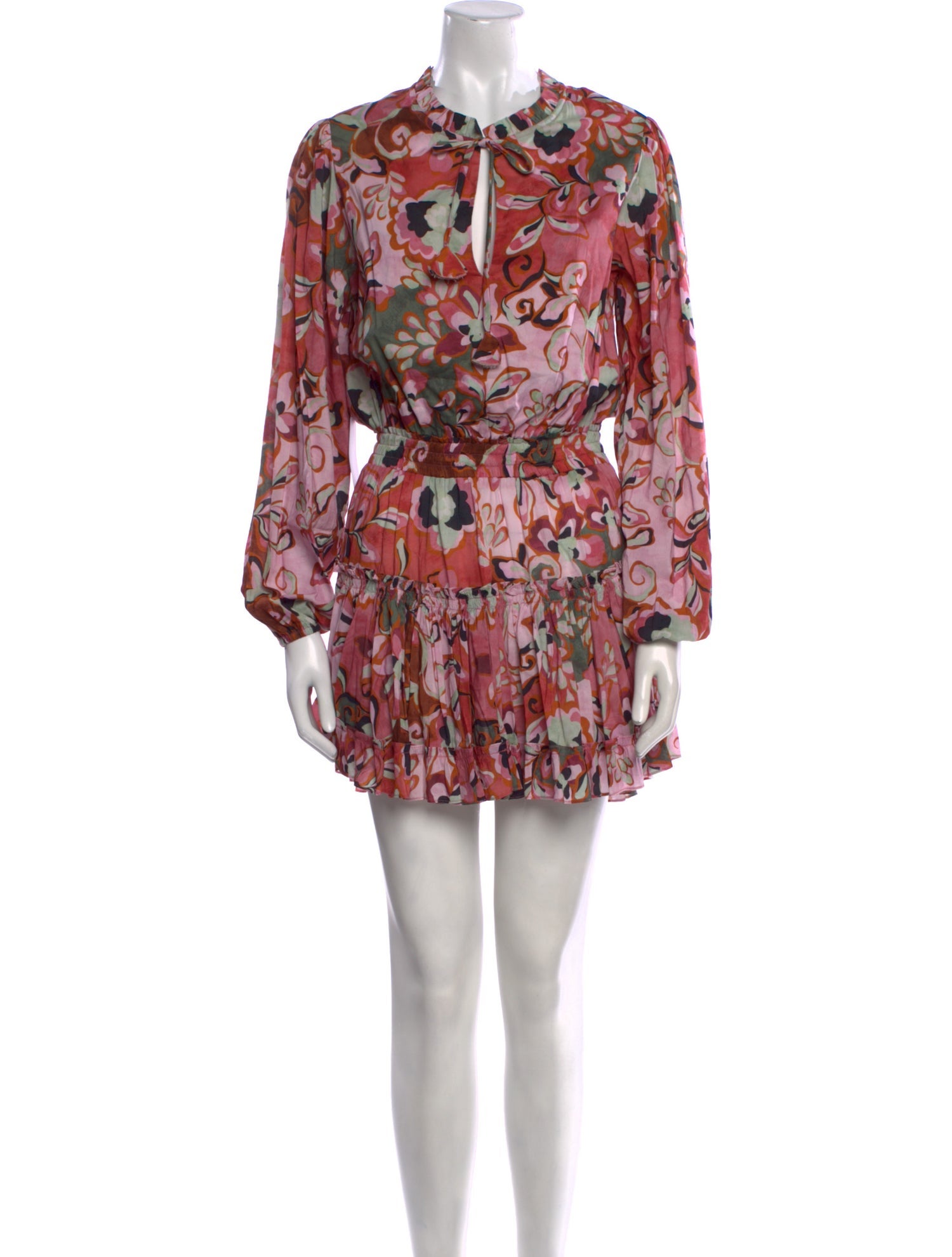 MISA Los Angeles Printed Mini Dress w/ Tags