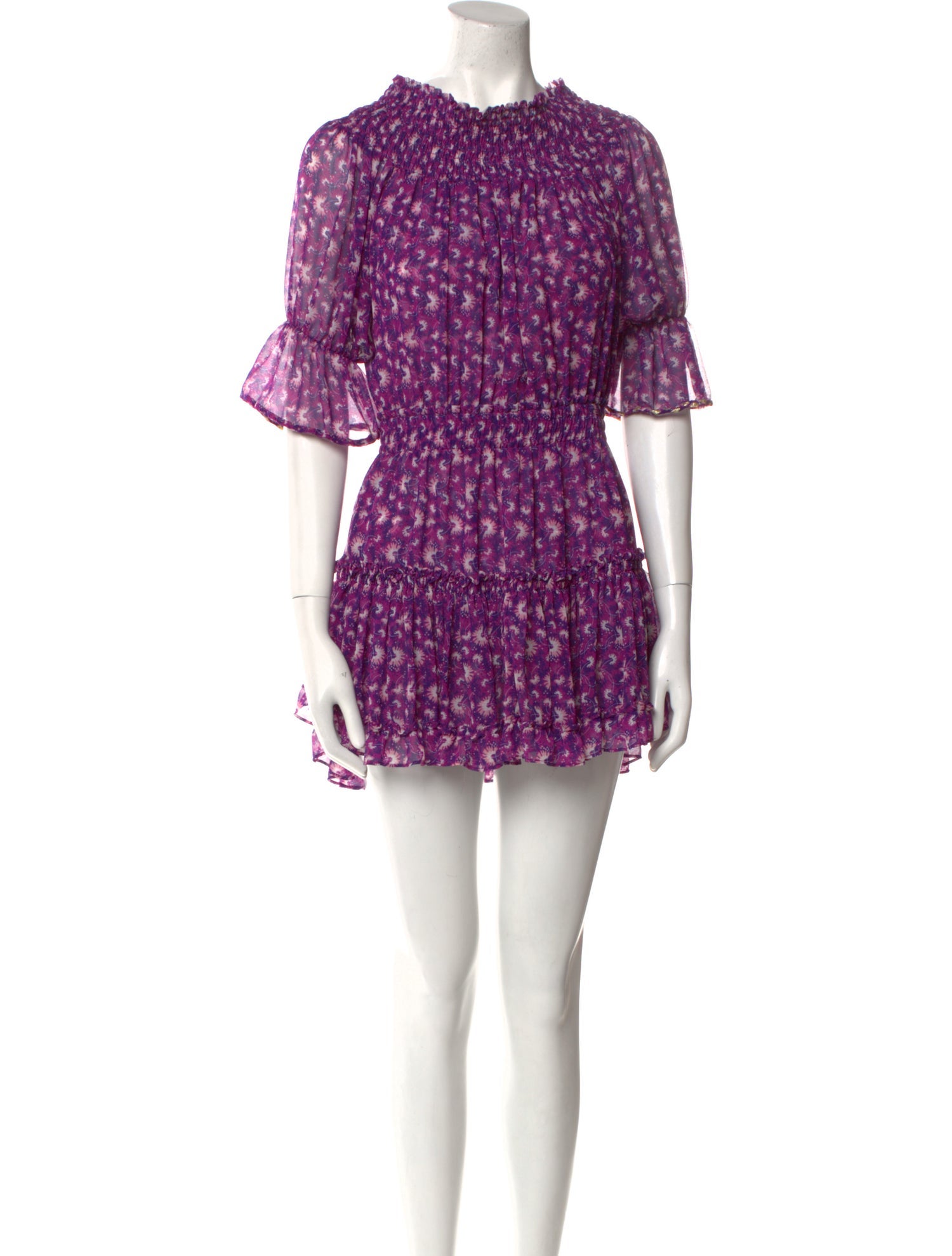 MISA Los Angeles Printed Mini Dress