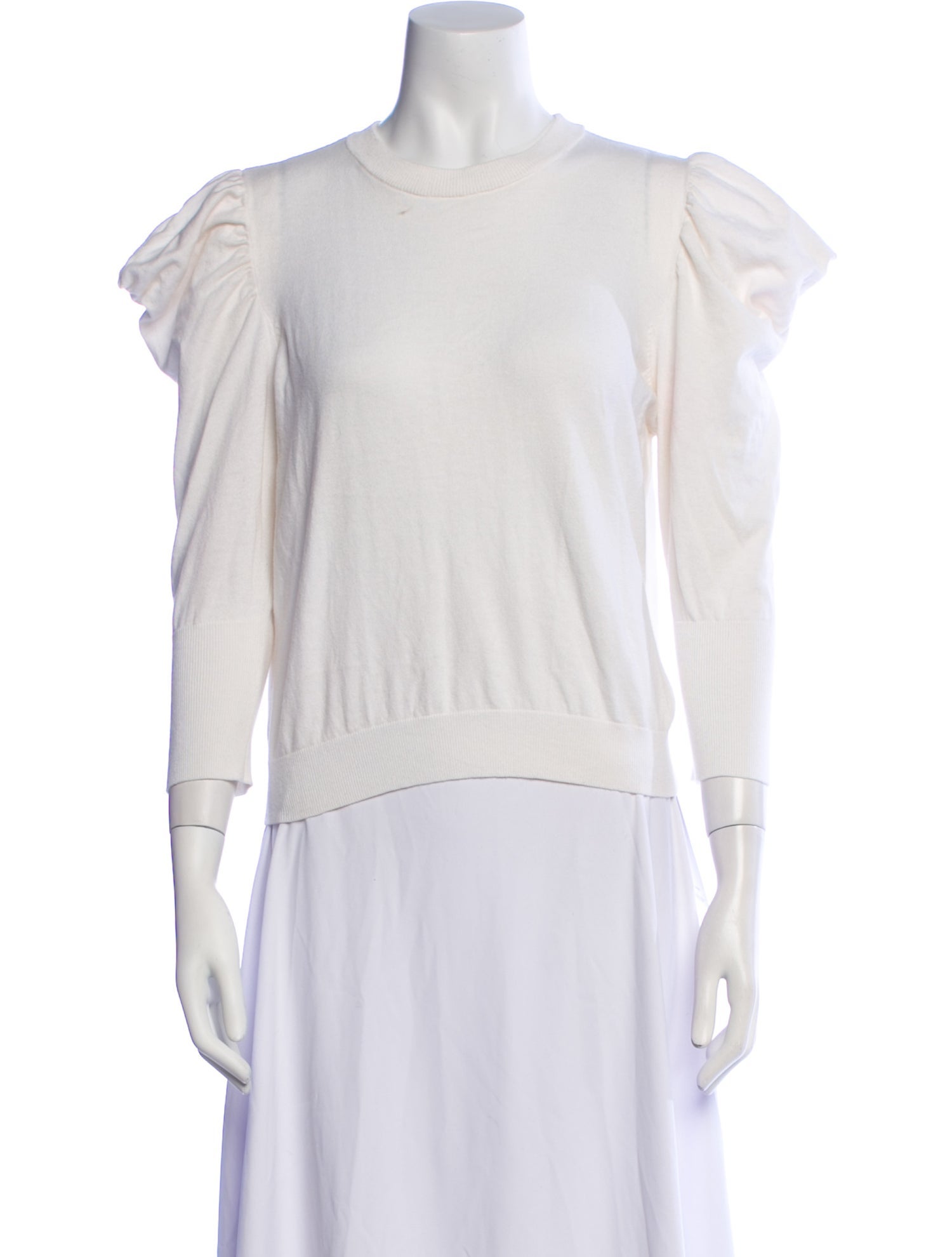 MISA Los Angeles Mock Neck Short Sleeve Sweatshirt