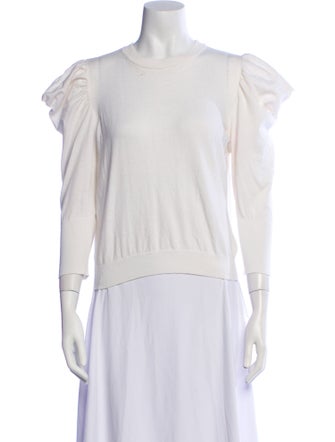 MISA Los Angeles Mock Neck Short Sleeve Sweatshirt