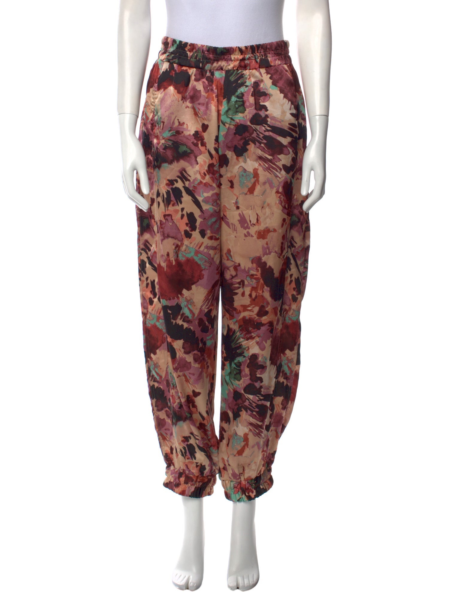 MISA Los Angeles Printed Skinny Leg Pants