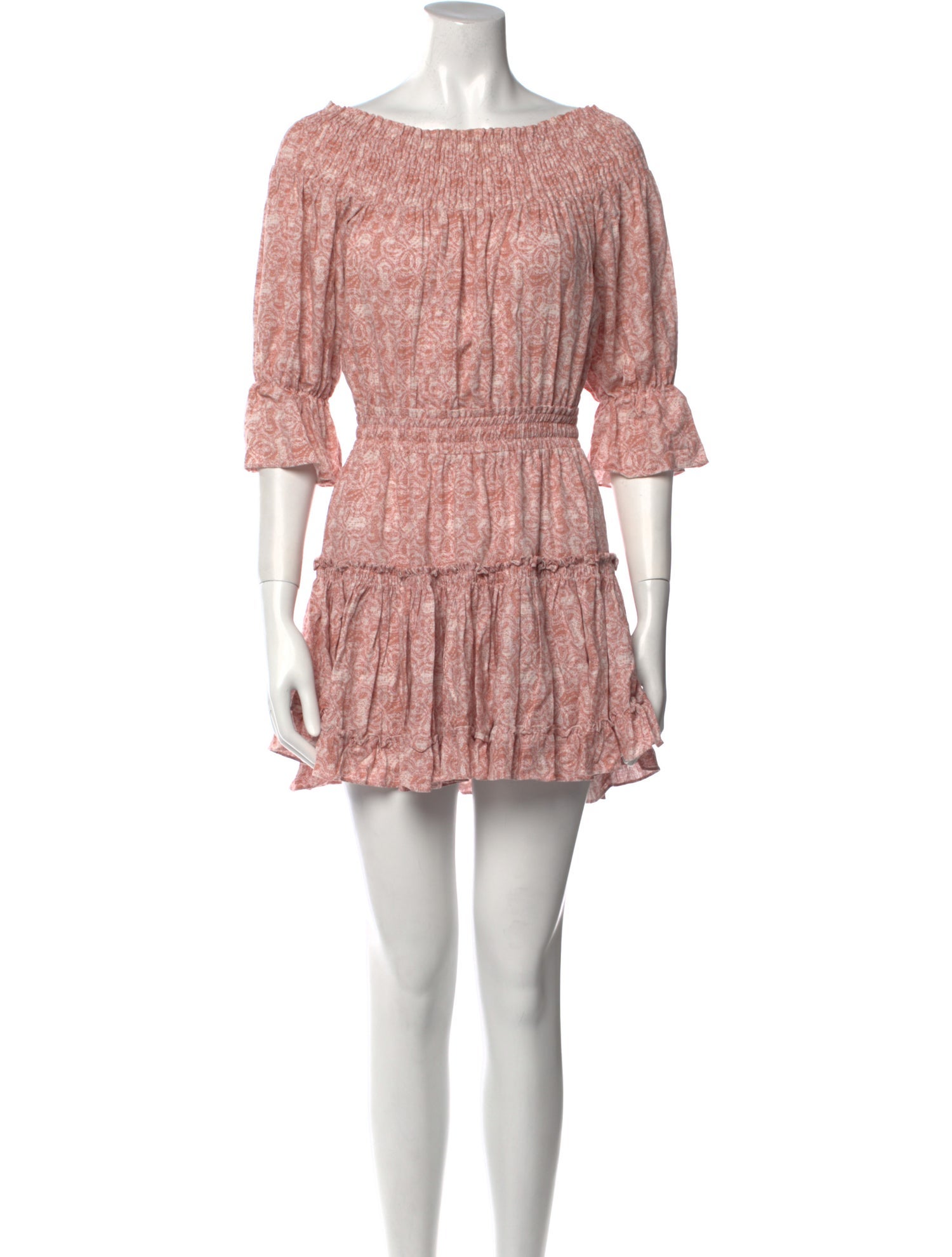 MISA Los Angeles Printed Mini Dress