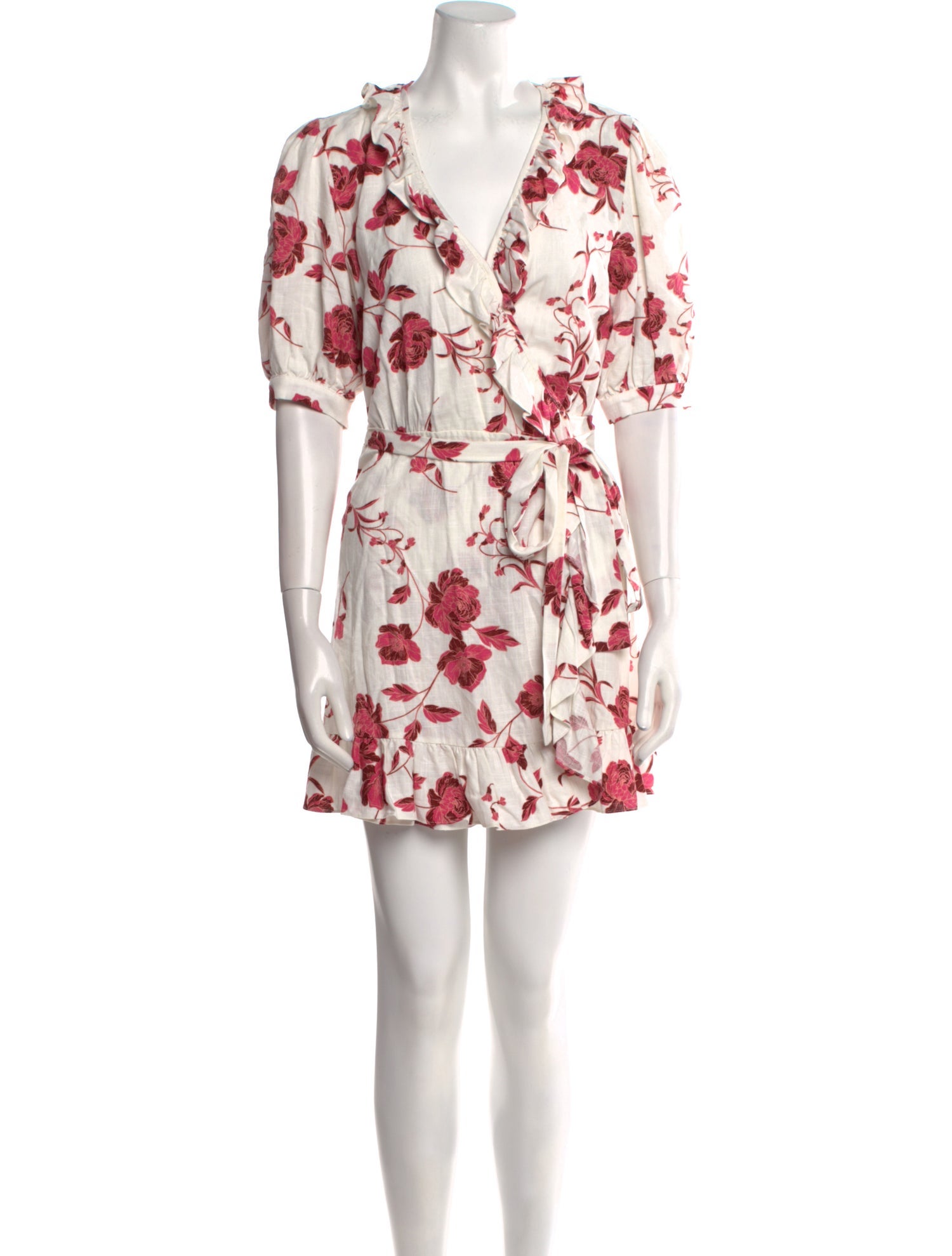 MISA Los Angeles Floral Print Mini Dress
