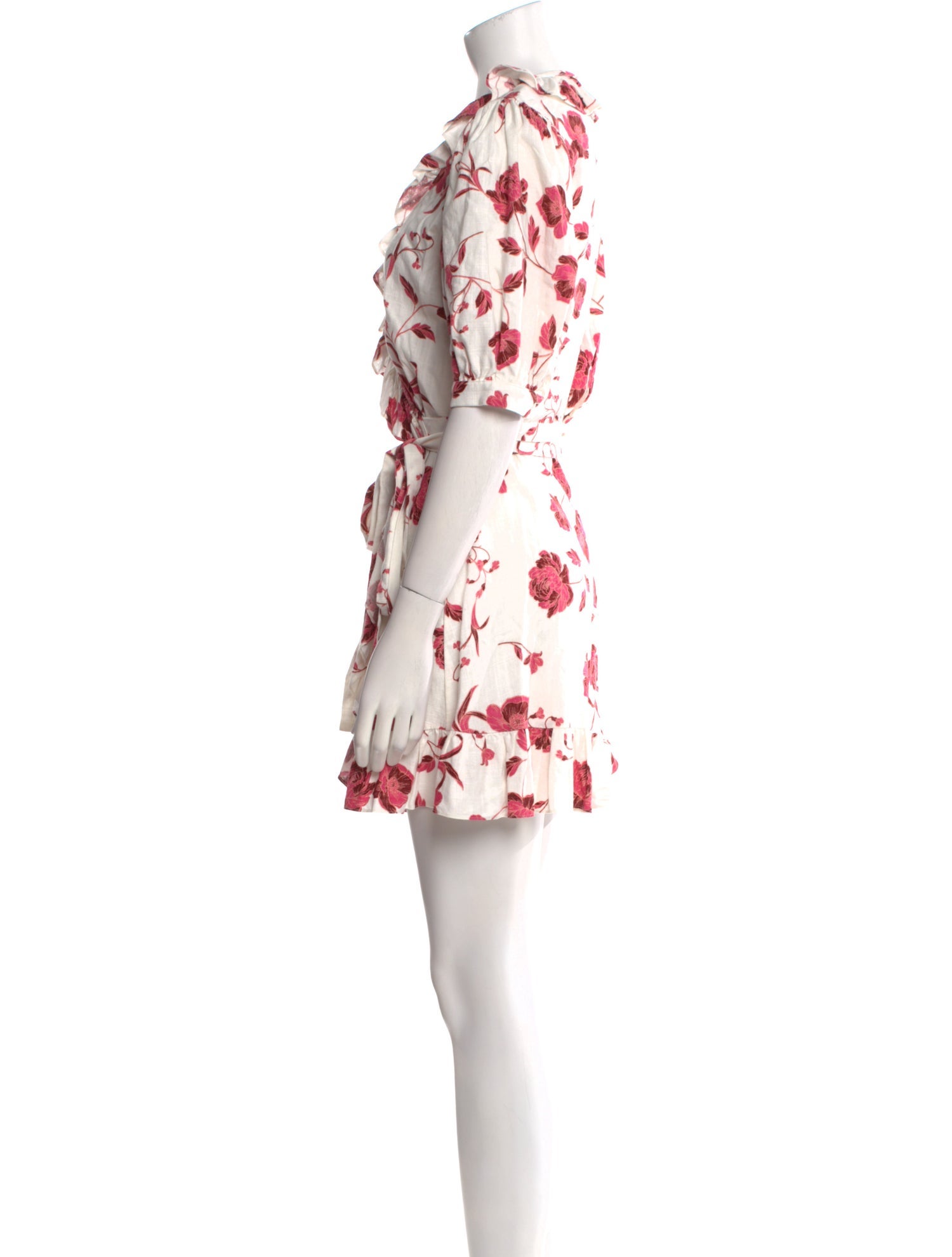 MISA Los Angeles Floral Print Mini Dress
