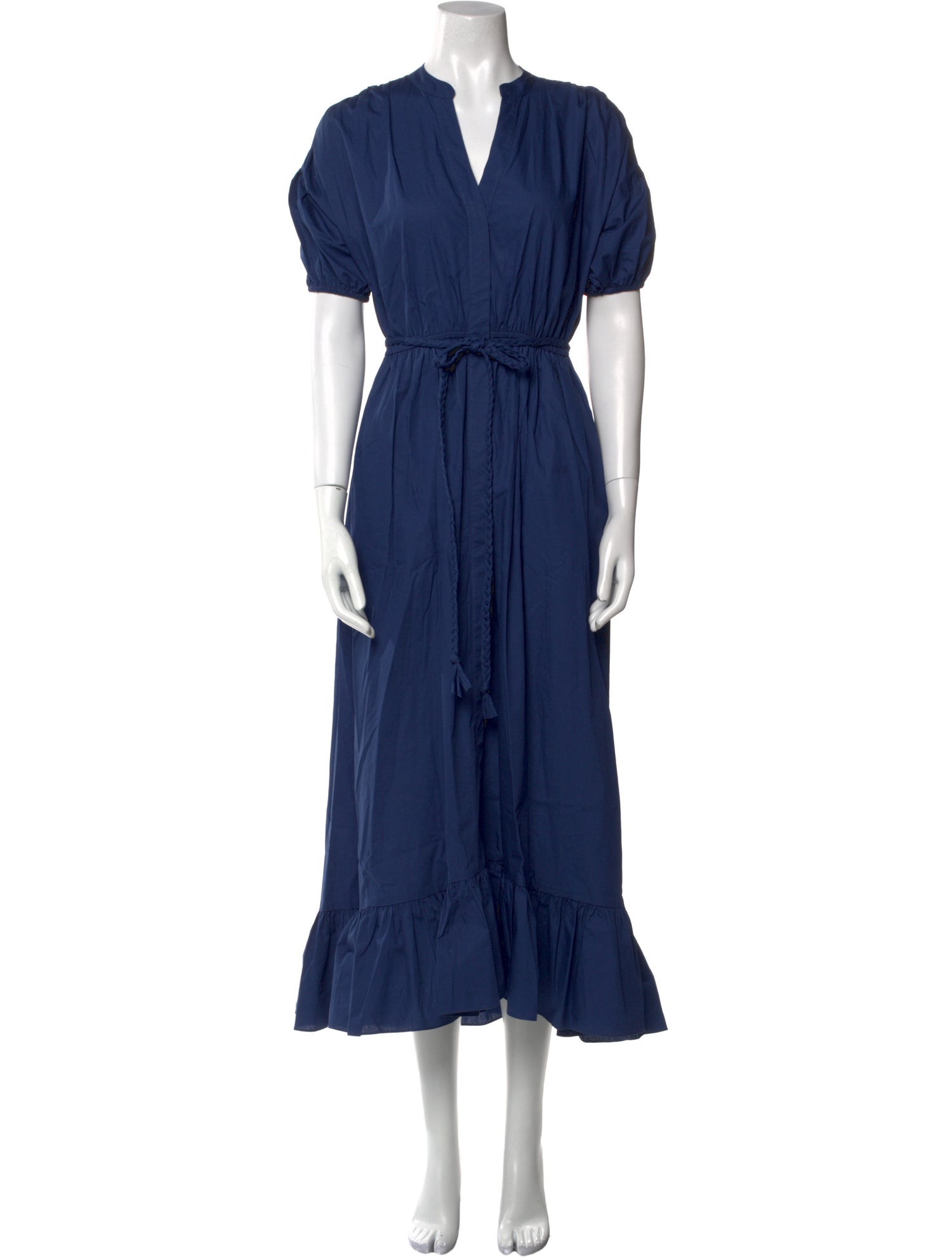 MISA Los Angeles V-Neck Long Dress