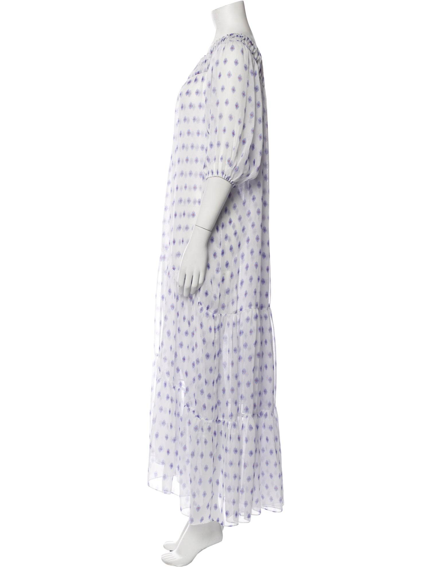 MISA Los Angeles Printed Long Dress