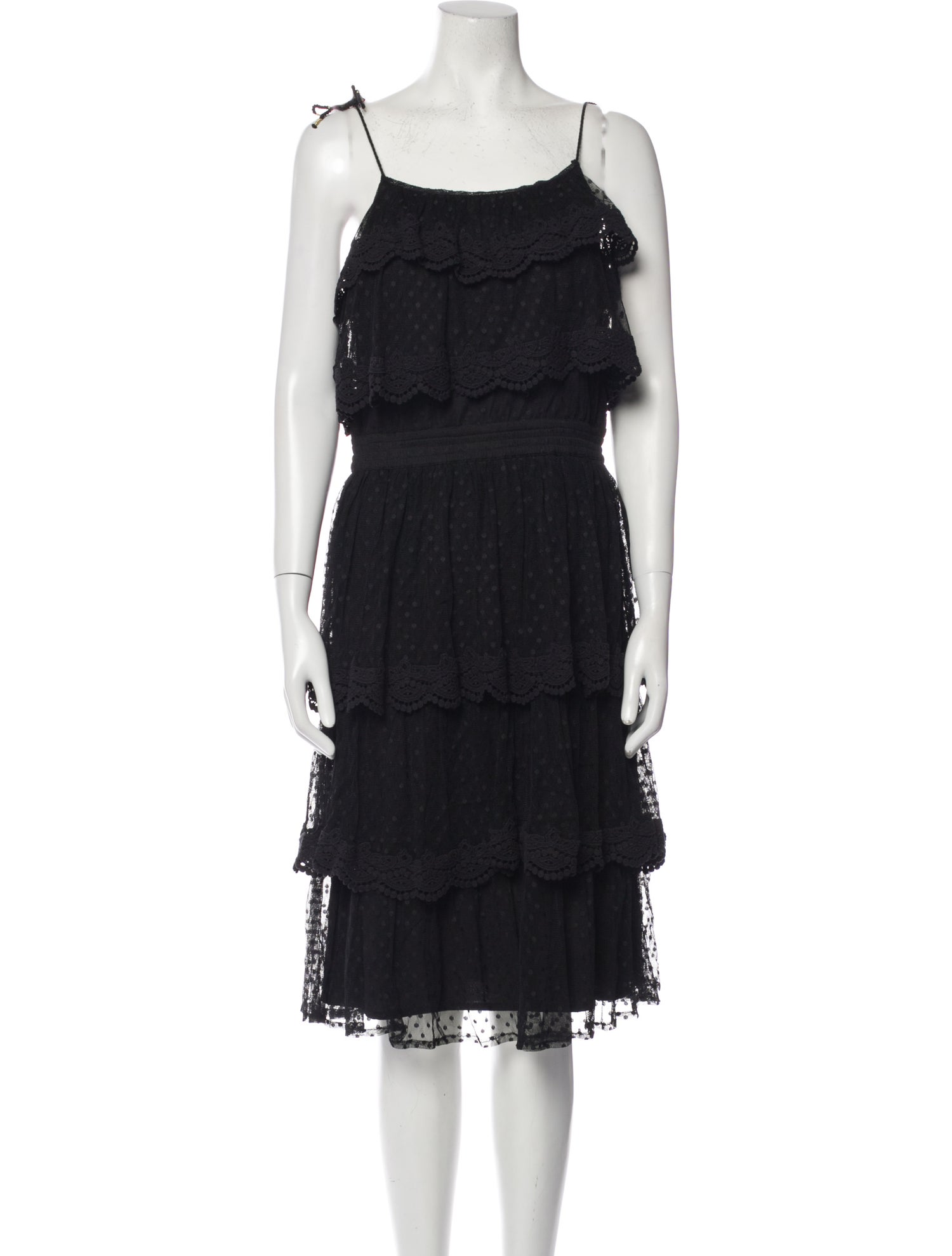 MISA Los Angeles Nylon Knee-Length Dress