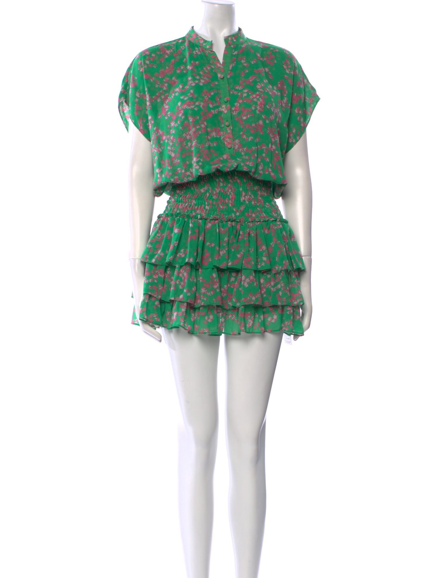 MISA Los Angeles Printed Mini Dress