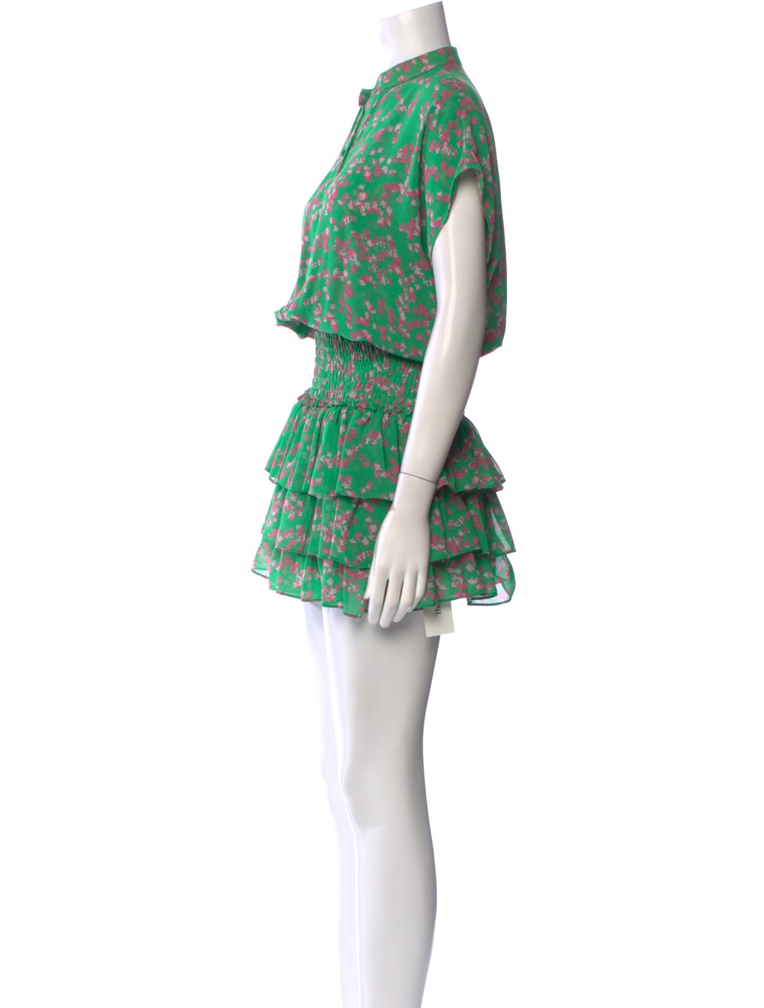 MISA Los Angeles Printed Mini Dress