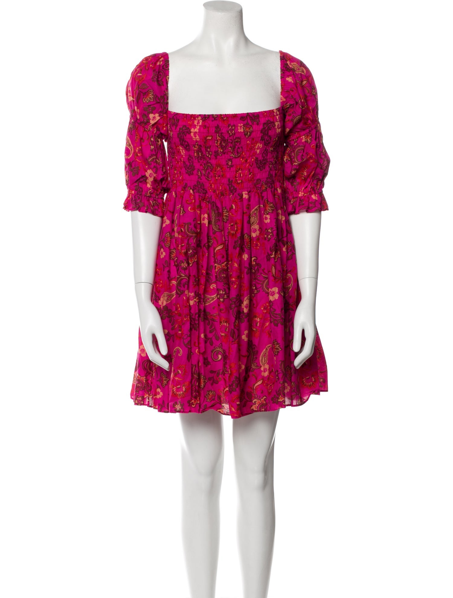 MISA Los Angeles Floral Print Mini Dress