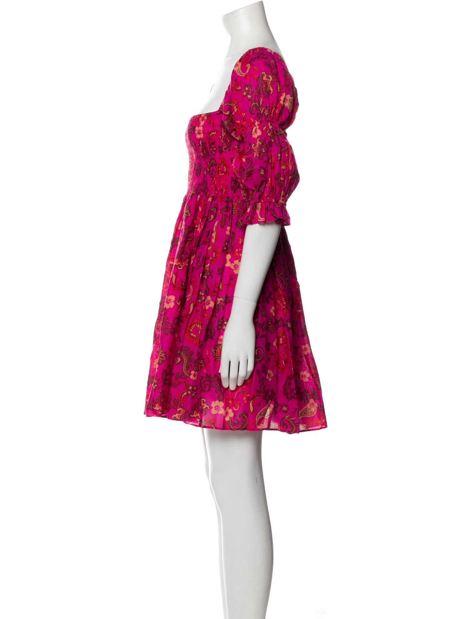 MISA Los Angeles Floral Print Mini Dress