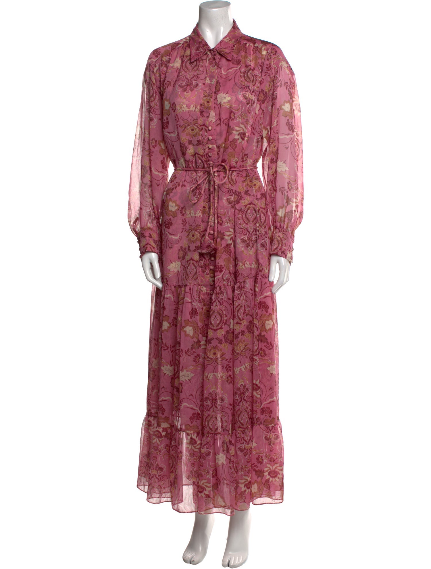 MISA Los Angeles Floral Print Long Dress w/ Tags